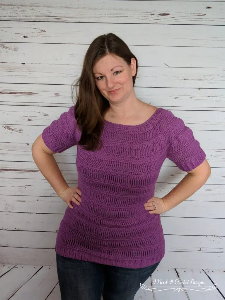 Double Trouble Pullover - Free Crochet Sweater Pattern