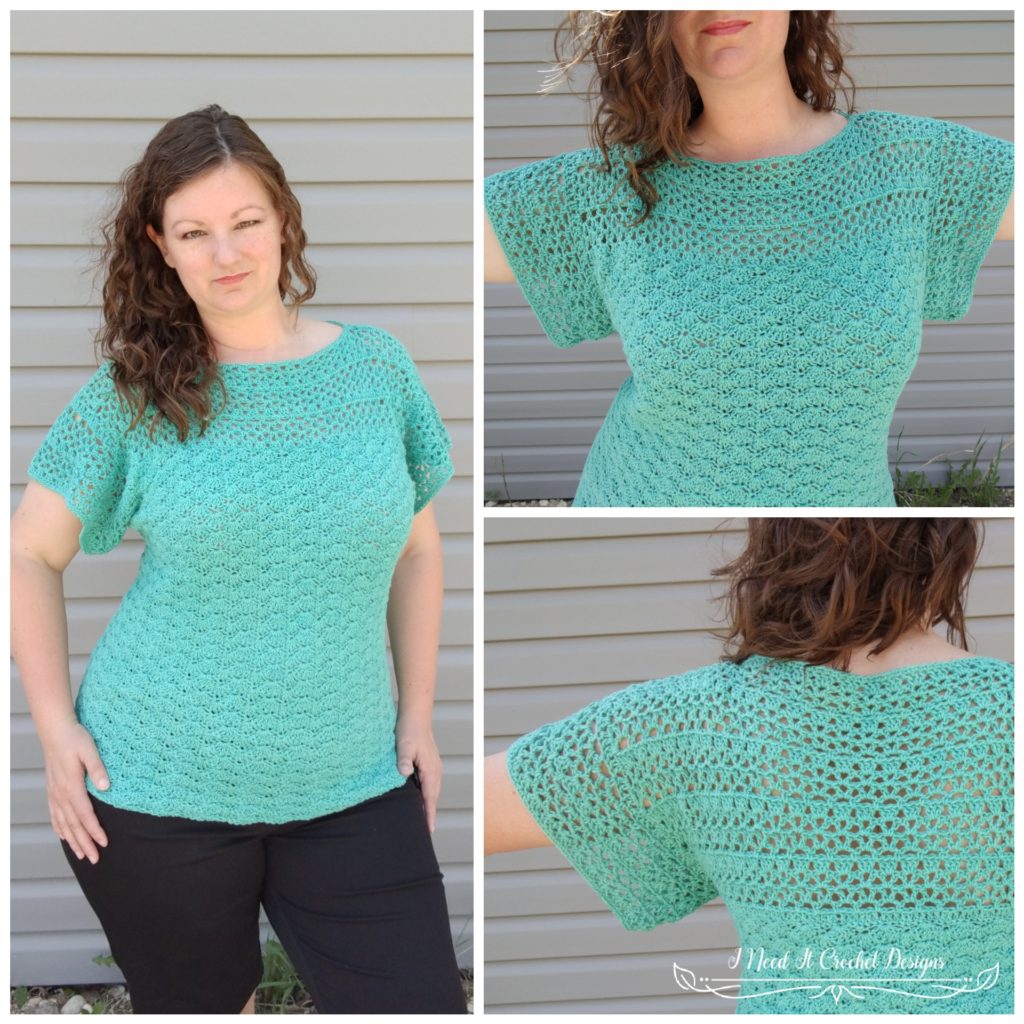 Aerwyna Blouse - Free Crochet Pattern · I Need It Crochet Designs