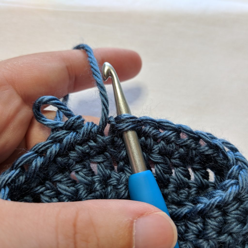 Alternative Join Tutorial - crocheting into the 3rd loop