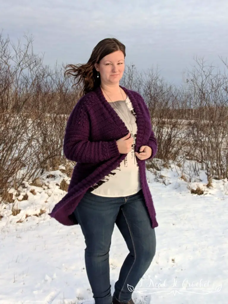 The Boxed Baubles Cardigan - Free Crochet Pattern