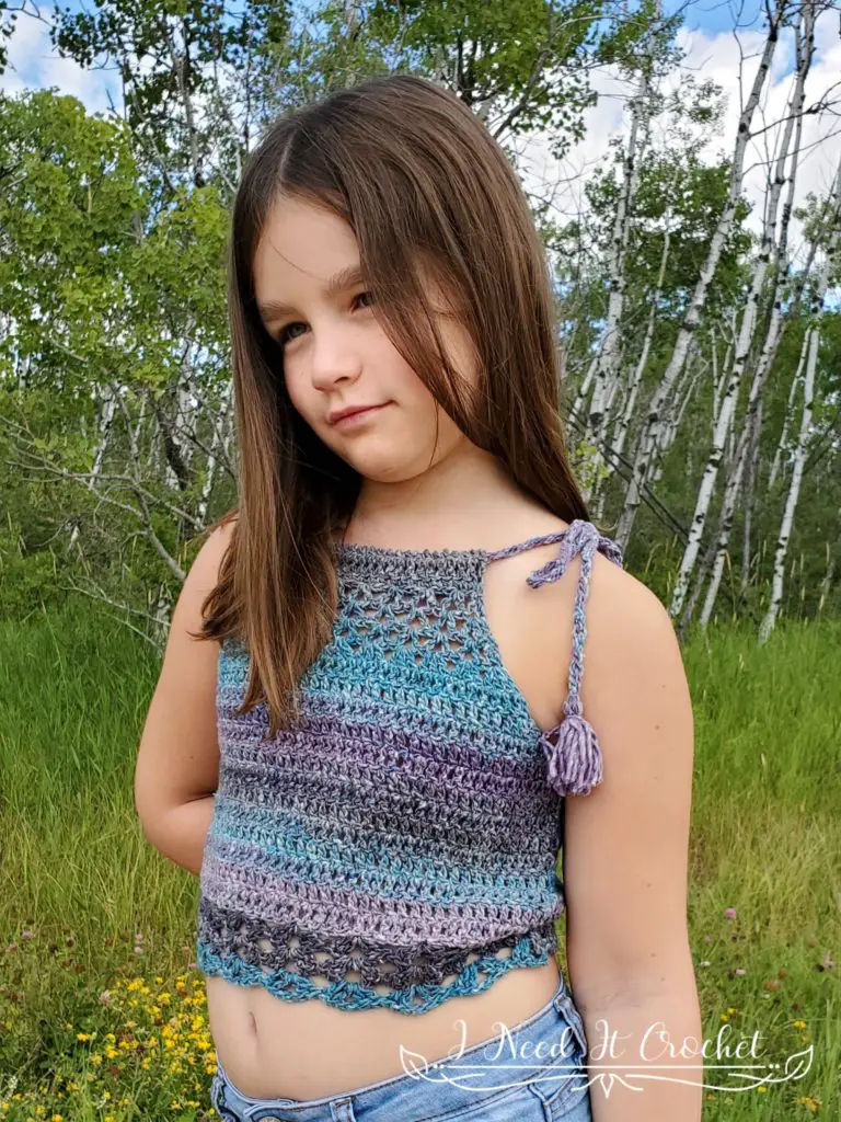 Tie Up Top - Free Children's Crochet Pattern