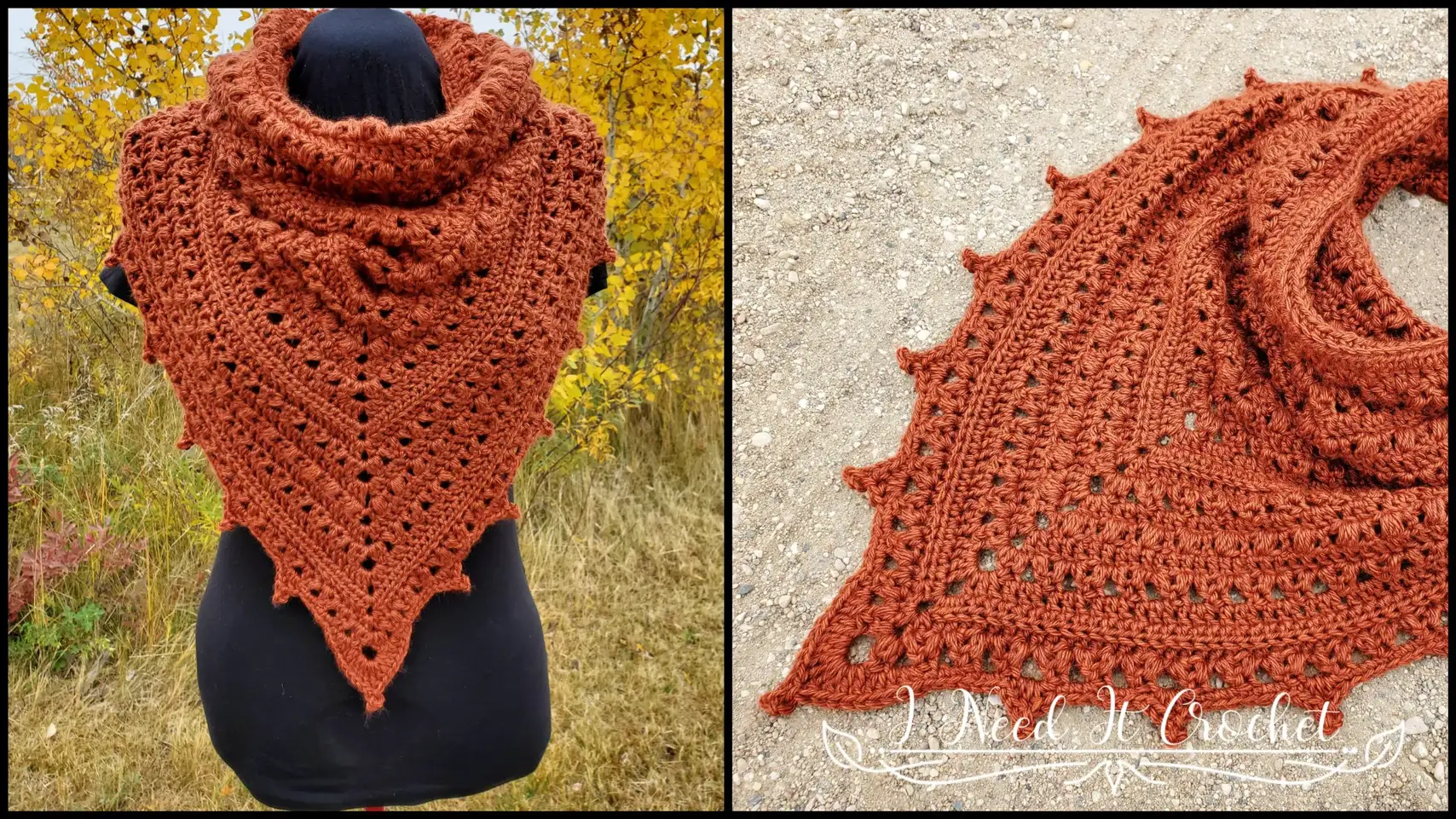 Puffs N Picots Bandana Cowl - Free Crochet Pattern