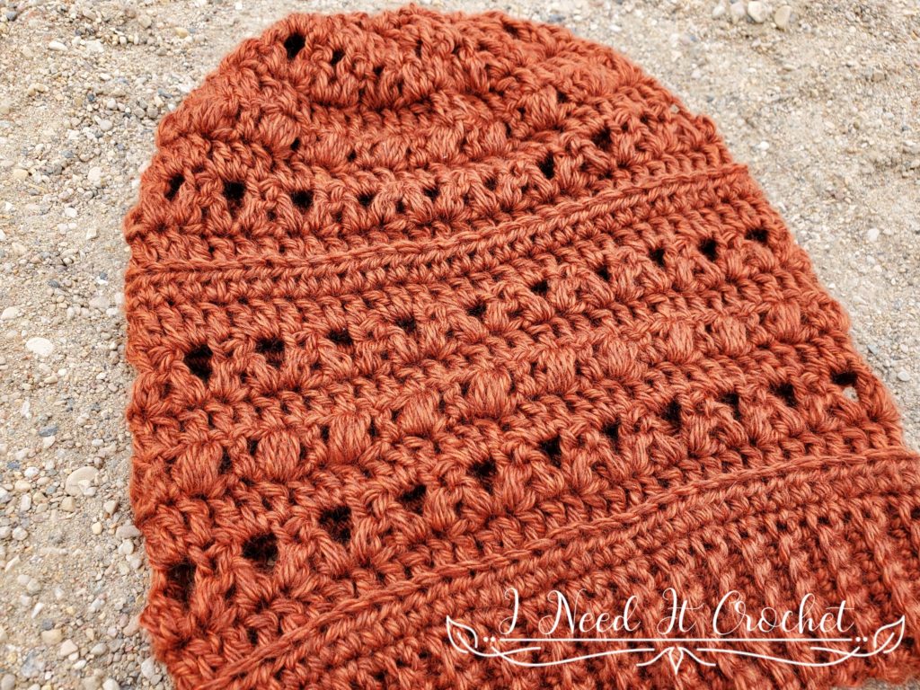 Puffs N Picots Slouch - Free Crochet Pattern