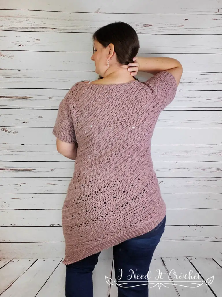 The Tilted Tunic - Free Crochet Sweater Pattern