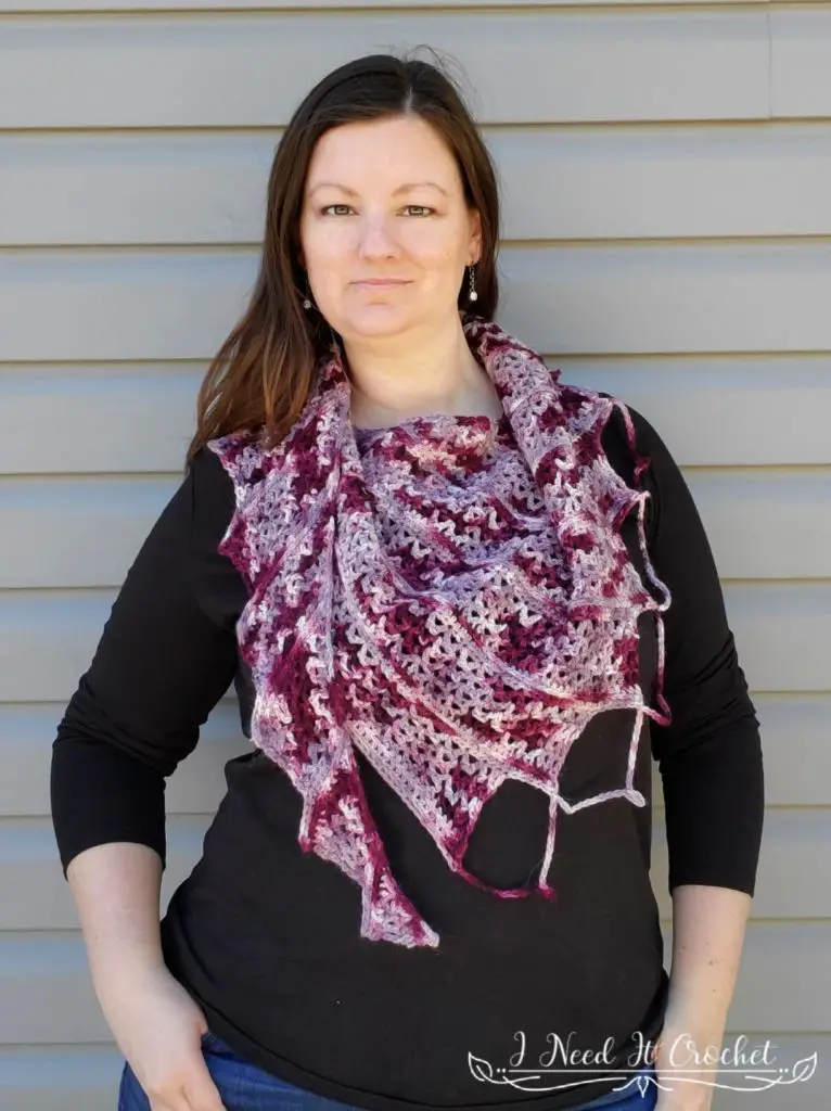 Butter Upon Bacon - Free Crochet Shawl Pattern