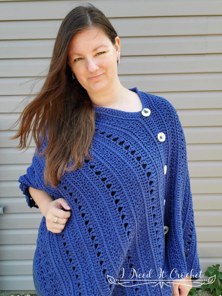 Transitions Poncho - Free Crochet Poncho Pattern