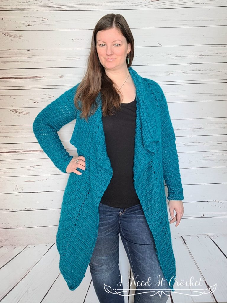 Double Cross Cardigan - Free Crochet Sweater Pattern