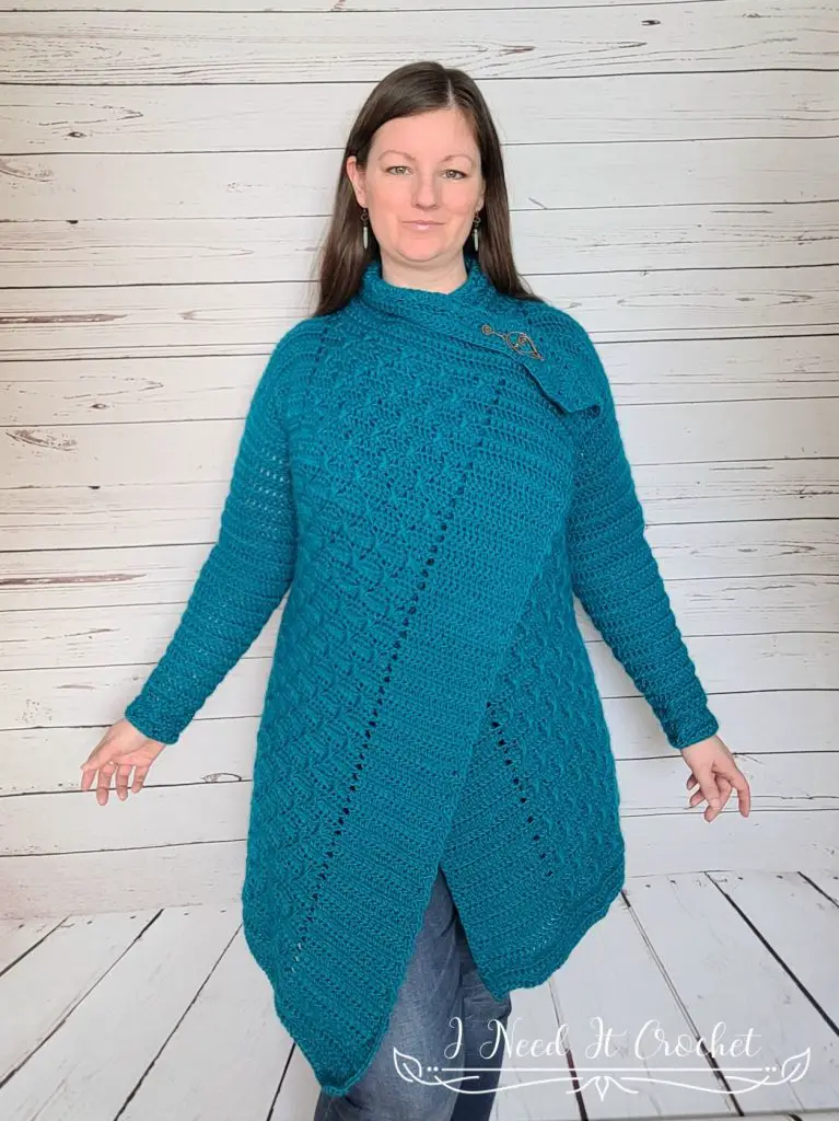 Double Cross Cardigan - Free Crochet Sweater Pattern