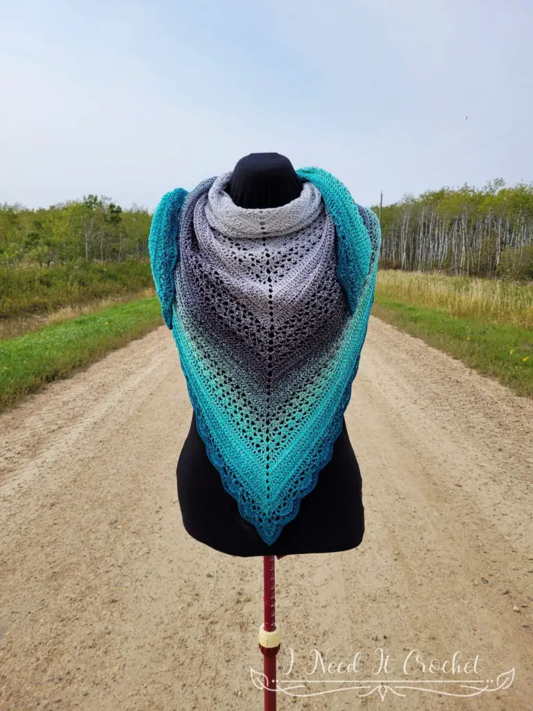 Free Crochet Shawl Pattern - All About That Drape