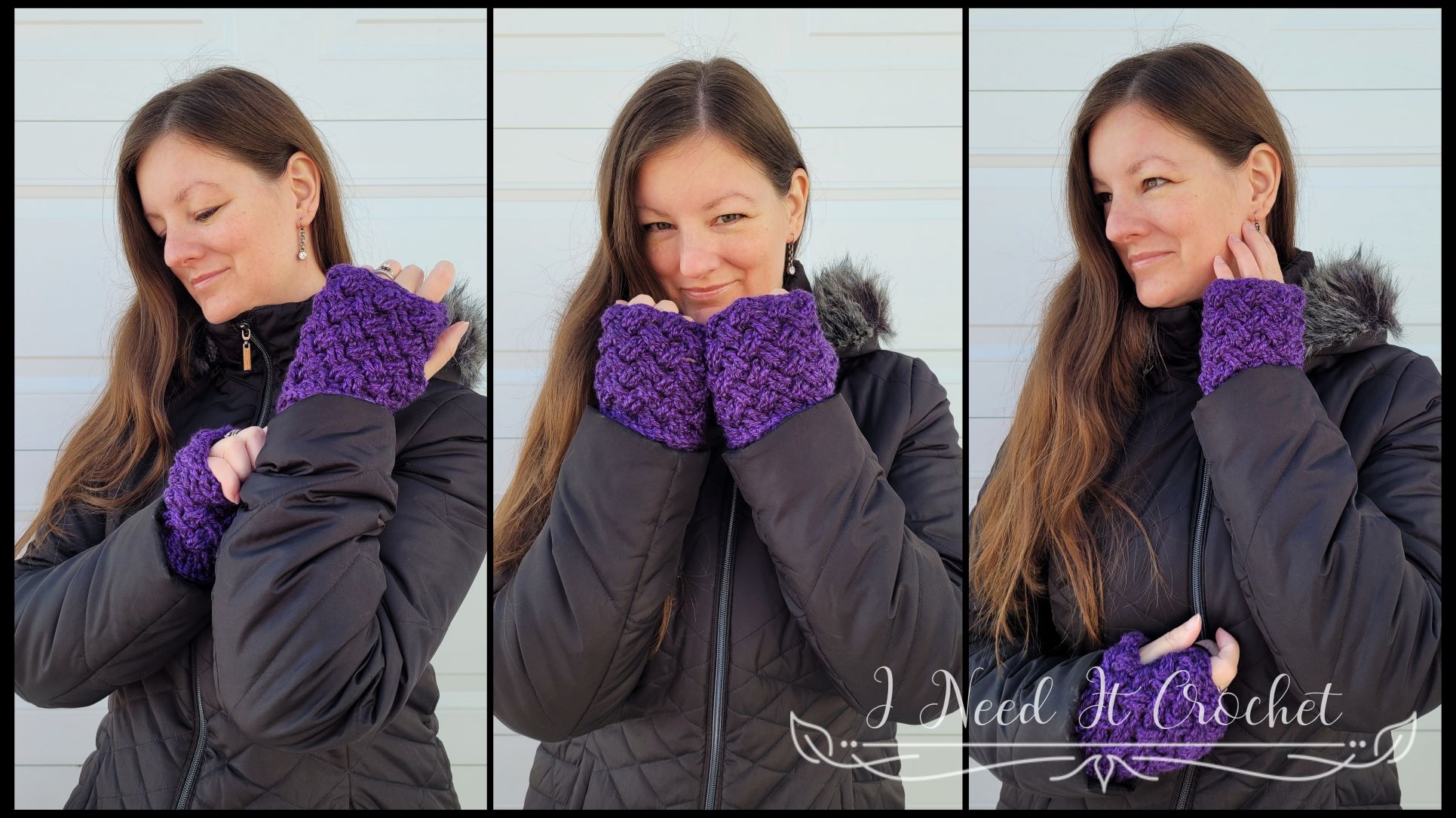 Aisling - Crochet Fingerless Gloves Pattern
