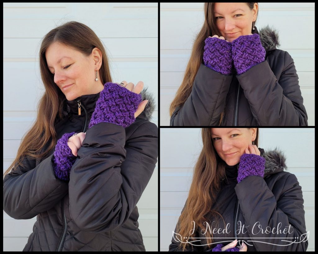 Aisling - Crochet Fingerless Gloves Pattern