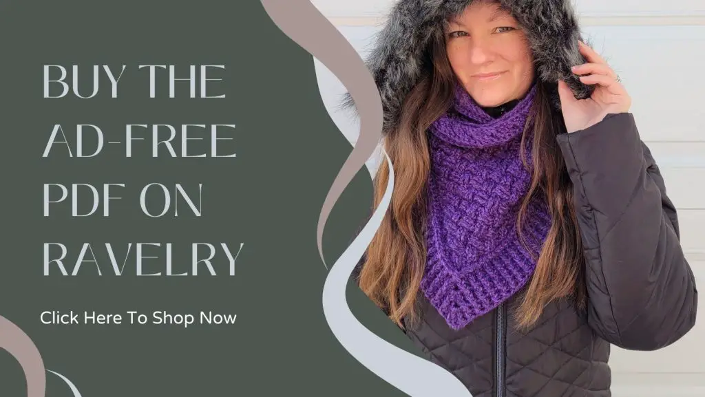 Button to purchase Free Crochet Cowl Pattern - Aisling Cowl on Ravelry 