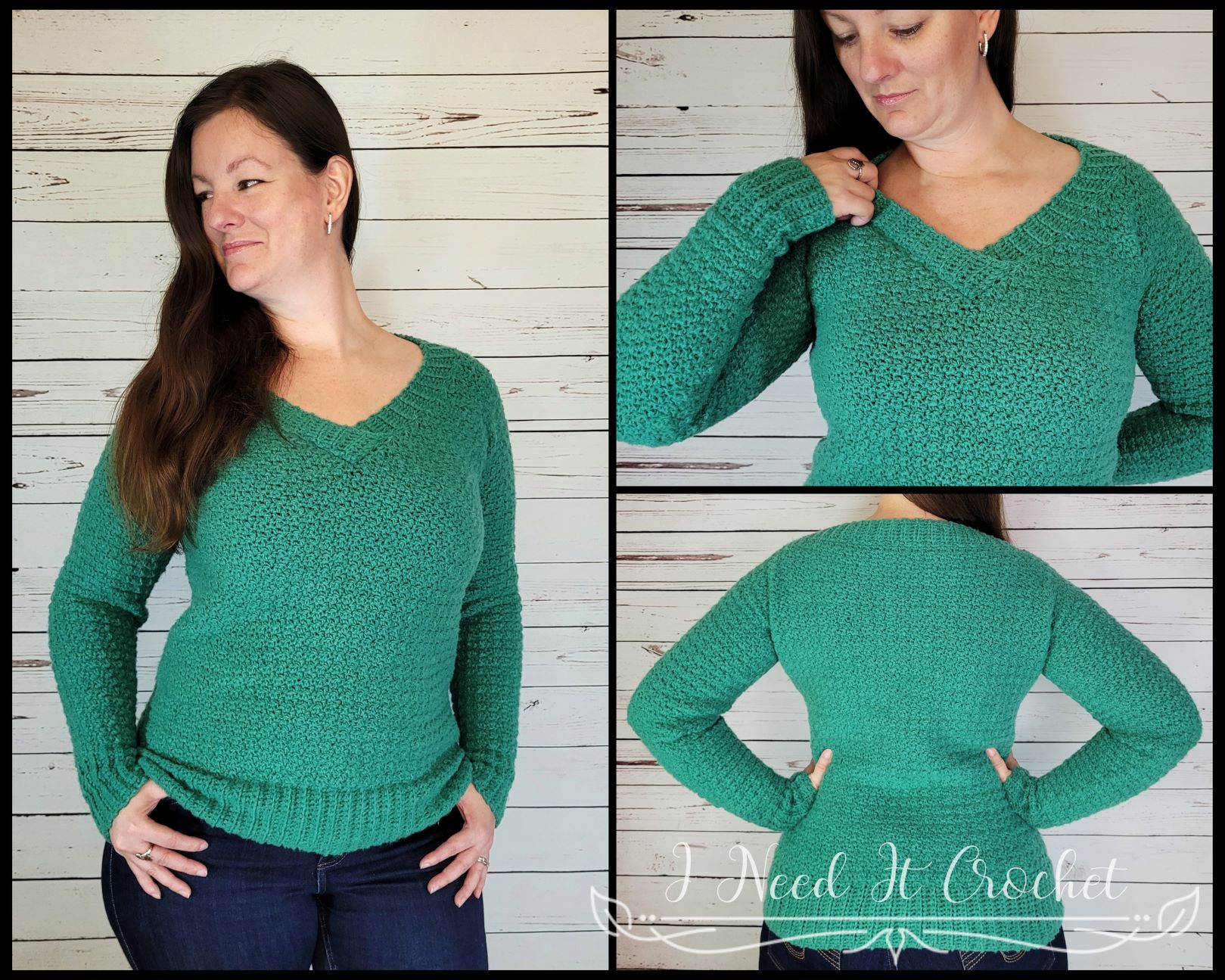 Free Crochet Sweater Pattern - Up And Down Pullover · I Need It Crochet ...