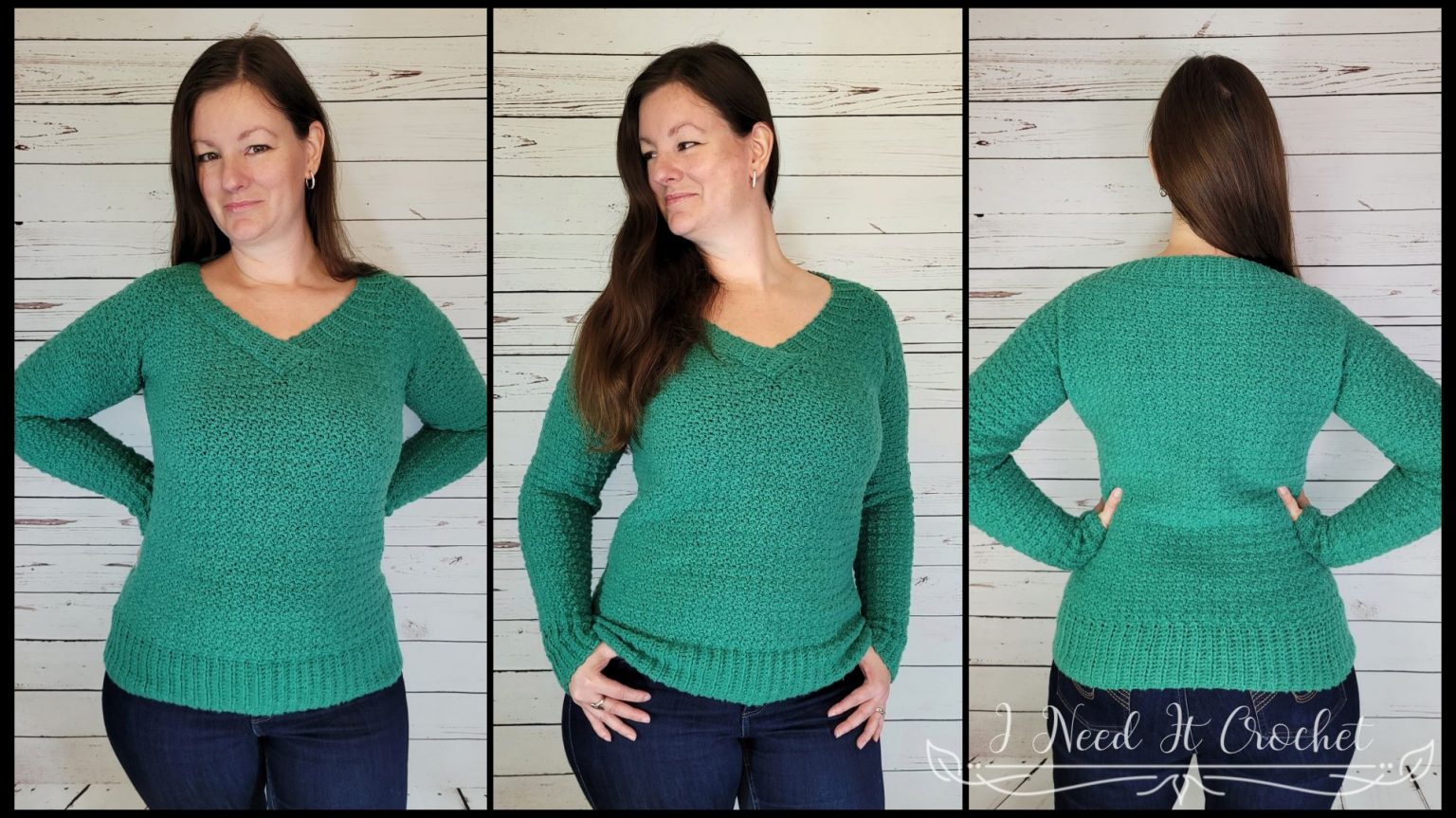 Free Crochet Sweater Pattern - Up And Down Pullover · I Need It Crochet ...