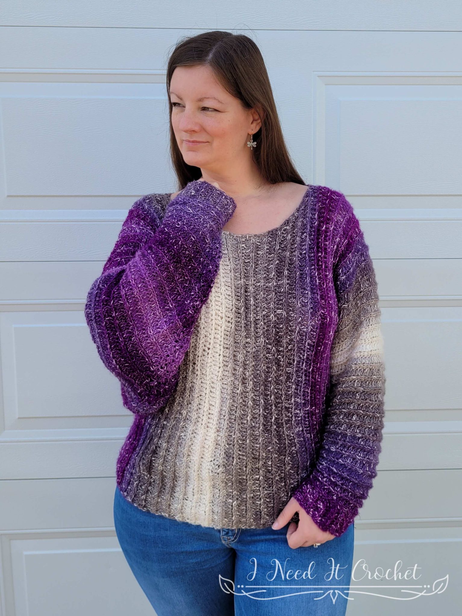 Free Crochet Sweater Pattern - Little Late Pullover · I Need It Crochet ...