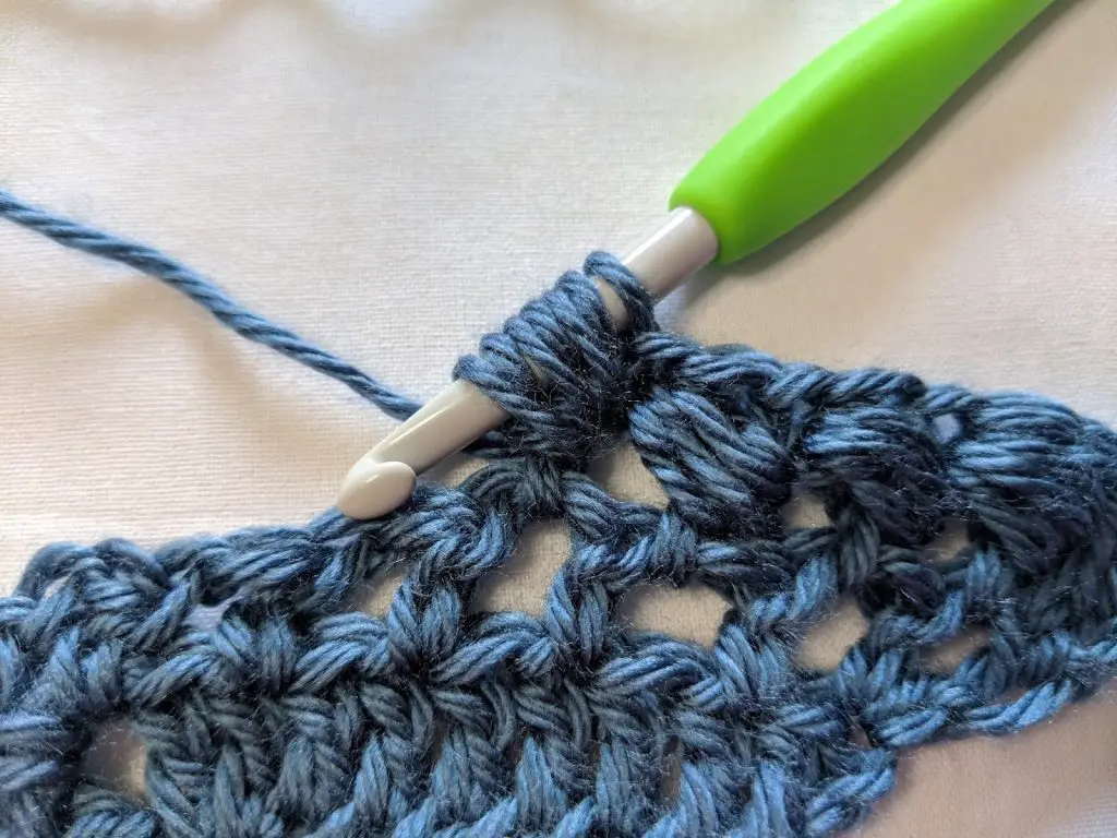 Step 2 of Crochet Bead Stitch Tutorial