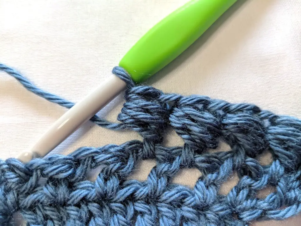 Step 3 of Crochet Bead Stitch Tutorial