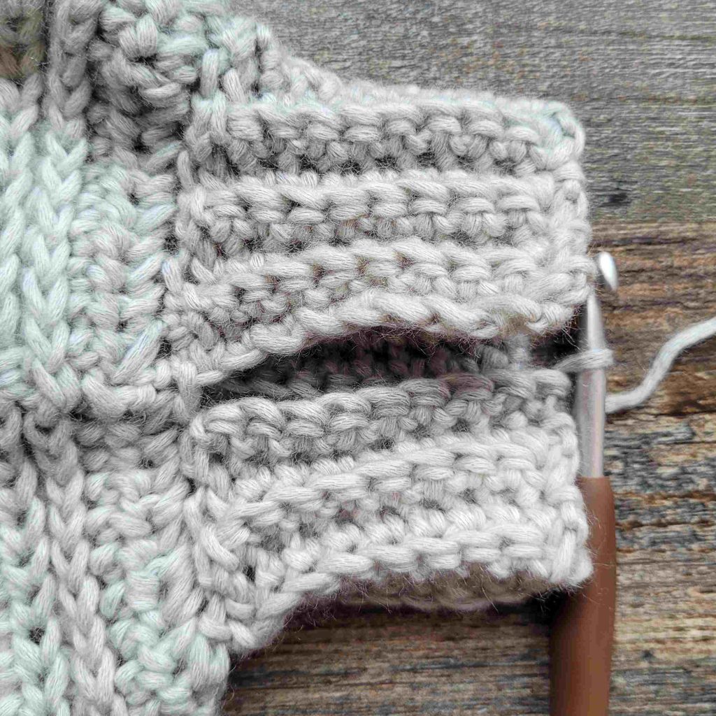 Figure 17 of the Free Crochet Cardigan Pattern - Trailhead Cardigan. 